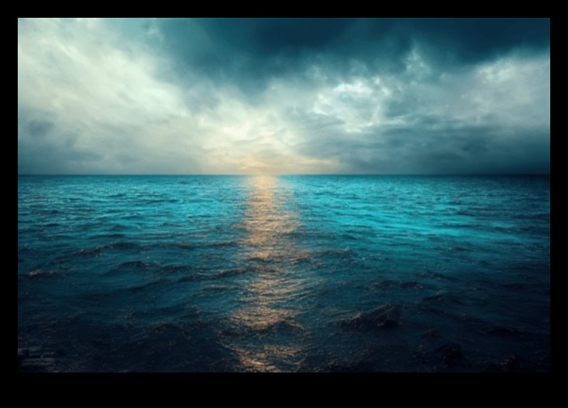 Tirkīza mierīgums: Kanāla mierīgums ar okeāna nokrāsām