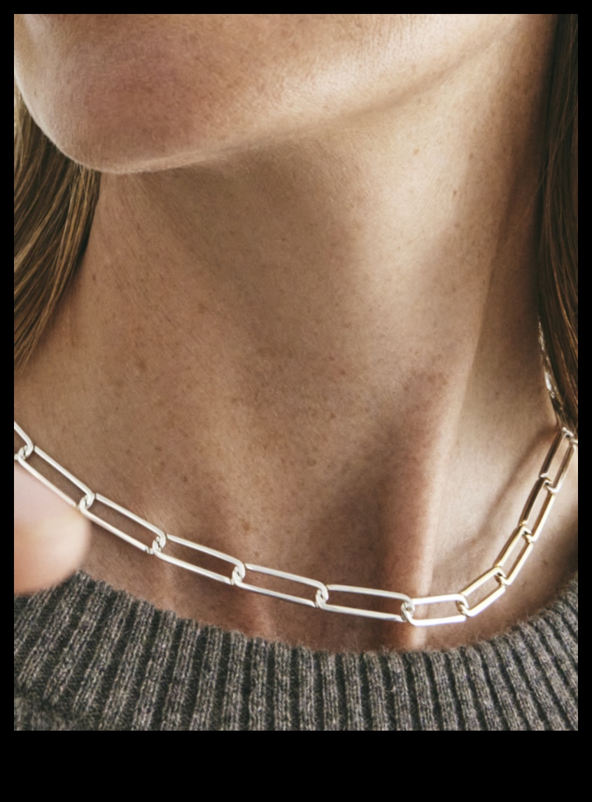 Mirdzošas saites: savienojiet savu stilu ar mūsu kaklarotas spožumu