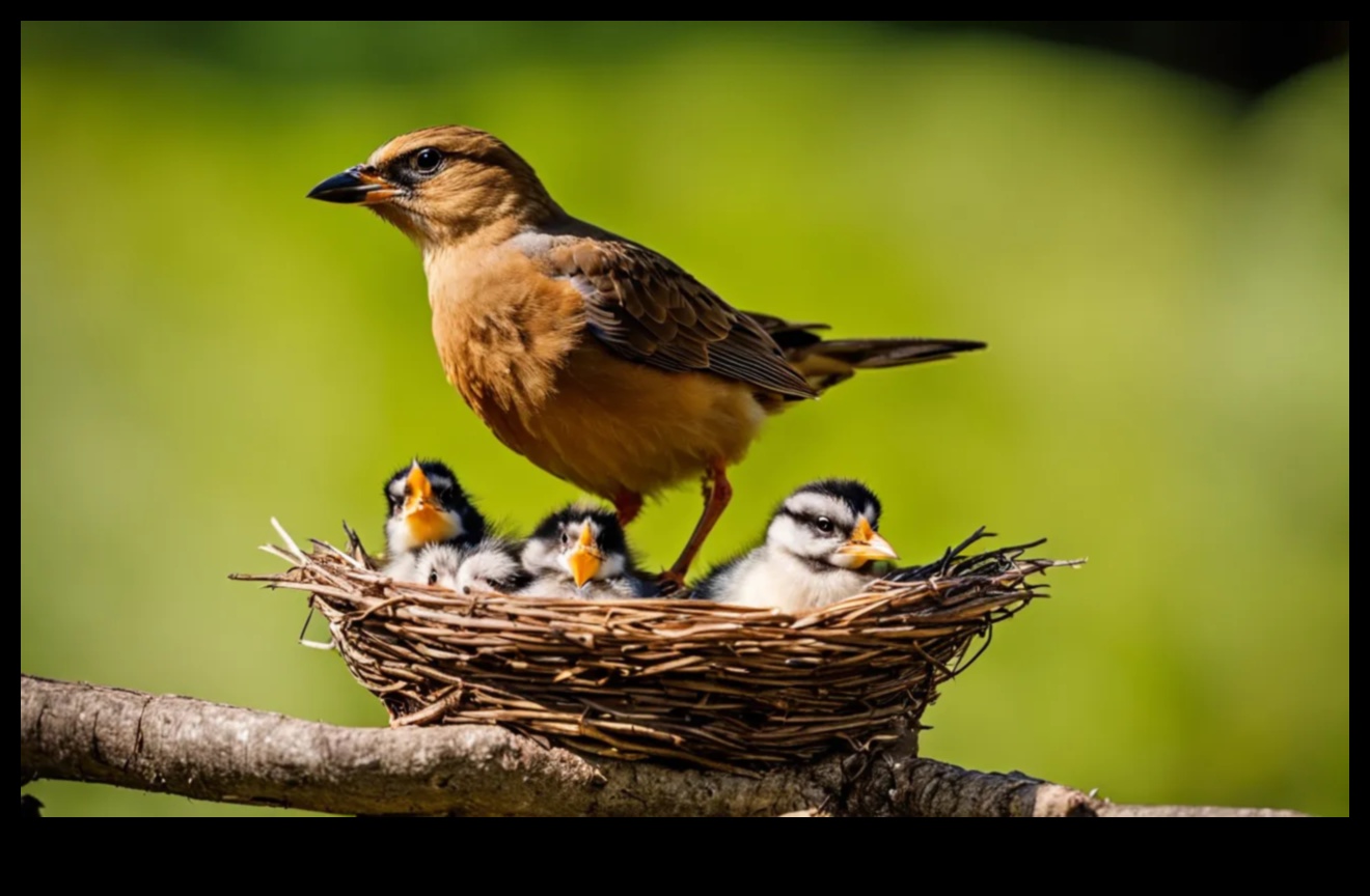Spalvu ģimenes: ieskats putnu audzināšanas uzvedībā
