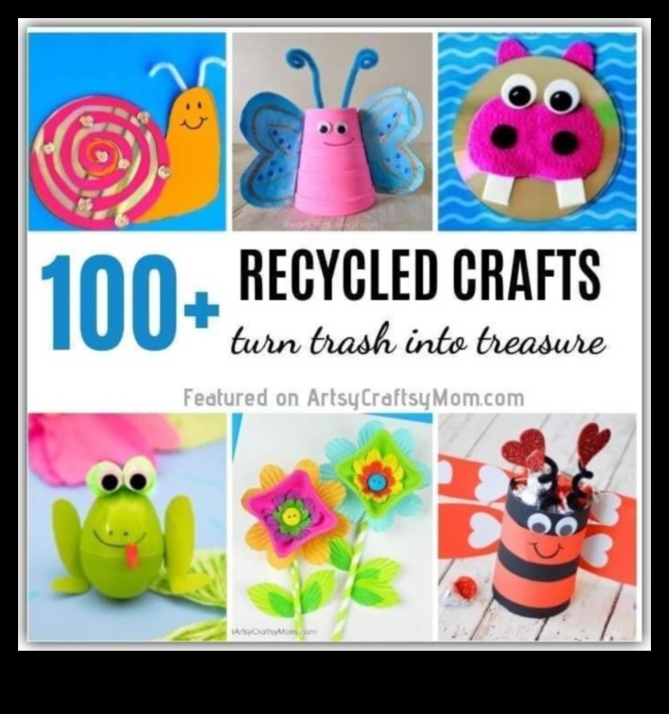 Izveicīga otrreizēja pārstrāde bērniem: pārvēršot atkritumus dārgumos